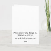 母の日のカード カード (裏面)