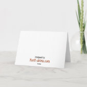 母の日のカード カード (裏面)