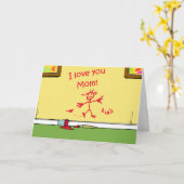 母の日のカード カード (黄色い花)