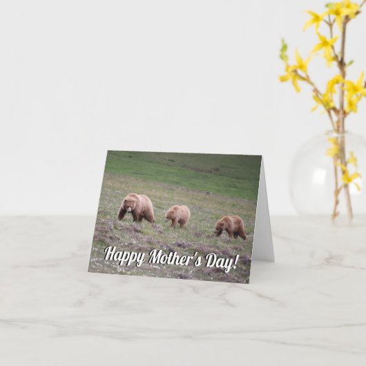 母の日のカード カード (黄色い花)