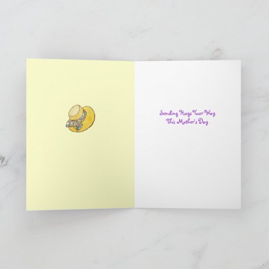 母の日のカード カード (内部)