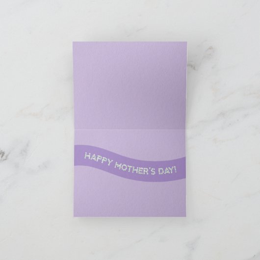 母の日のカード カード (内部)