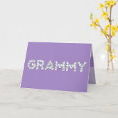 母の日のカード（グラミー） カード (黄色い花)