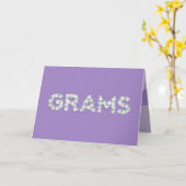 母の日のカード(グラム) カード (黄色い花)