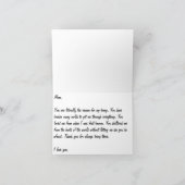 母の日のカード サンキューカード (内部)