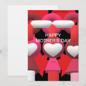 母の日のカード シーズンカード (正面/裏面)