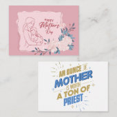 母の日のカード ノートカード (正面/裏面)