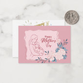 母の日のカード ノートカード (正面/裏面インサイチュ)