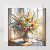 母の日のカード ノートカード (正面)