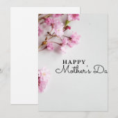 母の日のカード - ボタニカル ワイルドフラワーズ シーズンカード (正面/裏面)