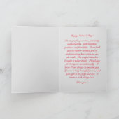 母の日のカード |感動的娘 カード (内部)