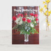 母の日のカード |感動的娘 カード (黄色い花)