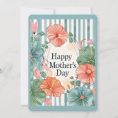 母の日のカード 招待状 (正面)