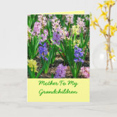 母の日のカード「母から孫へ」 カード (黄色い花)