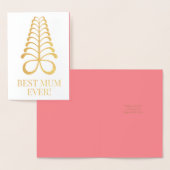 母の日のカード「綾」 箔カード (ディスプレー)