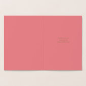 母の日のカード「綾」 箔カード (内部)