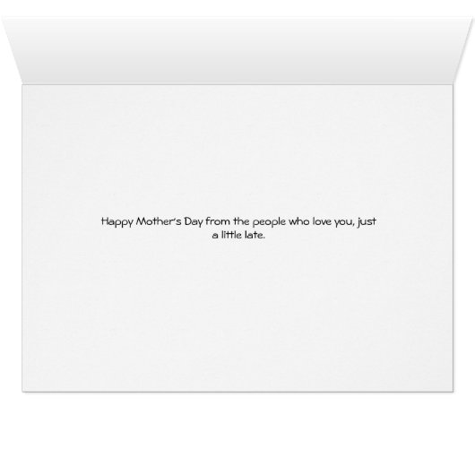 母の日のカード、遅い、自分の写真を追加 (内部横(下))