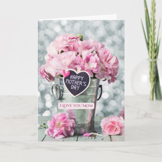 母の日のカード(1 COR 13:4-6) カード (正面)