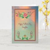 母の日のカードforドータースカイデザイン カード (黄色い花)