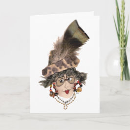 母の日のカーユーモアのあるド カード