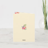 母の日のカー最高のド引用文! カード (裏面)