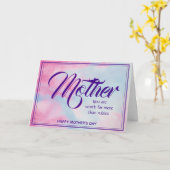 母の日のキリスト教の諺31ピンク カード (黄色い花)