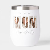 母の日のギフトに最適なオリジナル写真入りMOMタンブラー (背面)