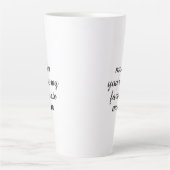 母の日のギフトコーヒー お母さんは私の推し カフェラテマグ (正面)