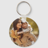 母の日のギフトKeychainパーソナライズされた、ギフト キーホルダー (裏面)