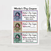 母の日のクーポン カード (正面)