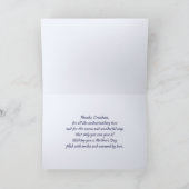 母の日のグリーティングカードのおばあさん カード (内部)