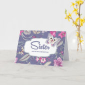 母の日のグリーティングカードの姉さん カード (黄色い花)