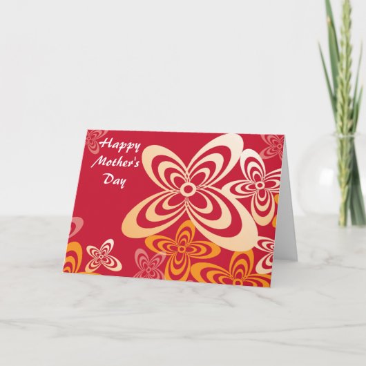 母の日のグリーティングカード カード (正面)