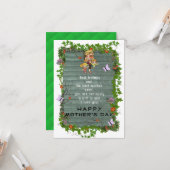 母の日のグリーティングカード カード (正面/裏面インサイチュ)