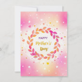 母の日のグリーティングカード カード (正面)