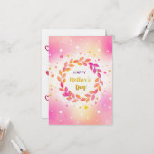 母の日のグリーティングカード カード (正面/裏面インサイチュ)