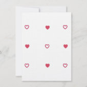 母の日のグリーティングカード カード (裏面)