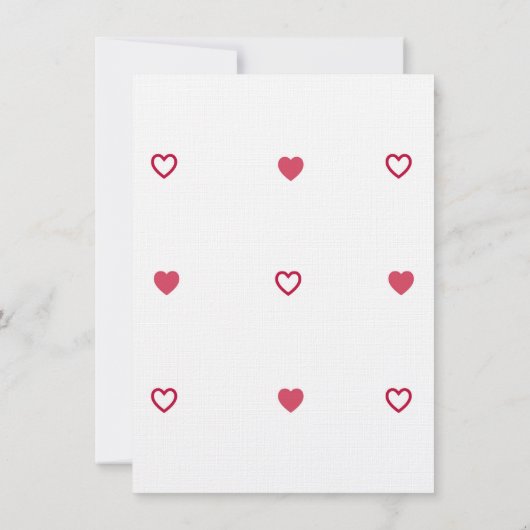 母の日のグリーティングカード カード (裏面)