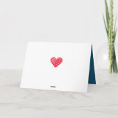 母の日のグリーティングカード カード (裏面)