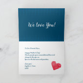 母の日のグリーティングカード カード (内部)