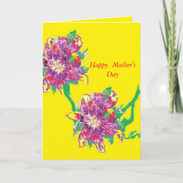 母の日のグリーティングカード カード