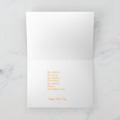 母の日のグリーティングカード カード (内部)