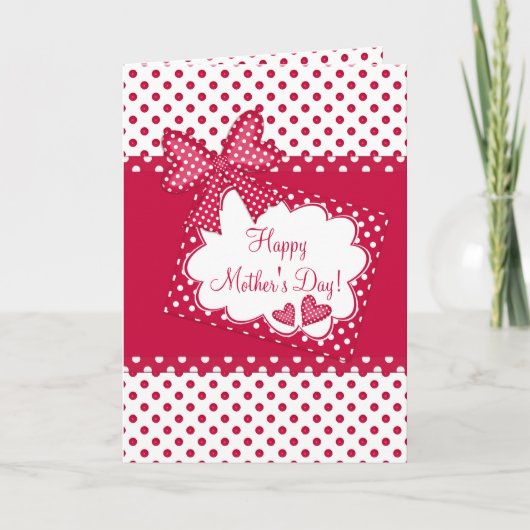 母の日のグリーティングカード カード (正面)