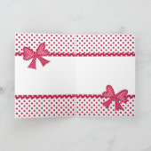 母の日のグリーティングカード カード (内部)