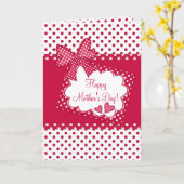 母の日のグリーティングカード カード (黄色い花)