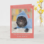 母の日のグリーティングカード カード (黄色い花)