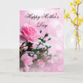 母の日のグリーティングカード カード (黄色い花)