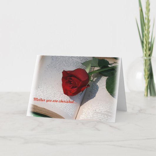 母の日のグリーティングカード カード (正面)