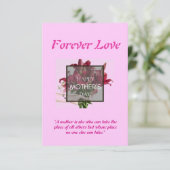 母の日のグリーティングカード サンキューカード (スタンド正面)