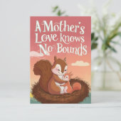 母の日のグリーティングカード サンキューカード (スタンド正面)